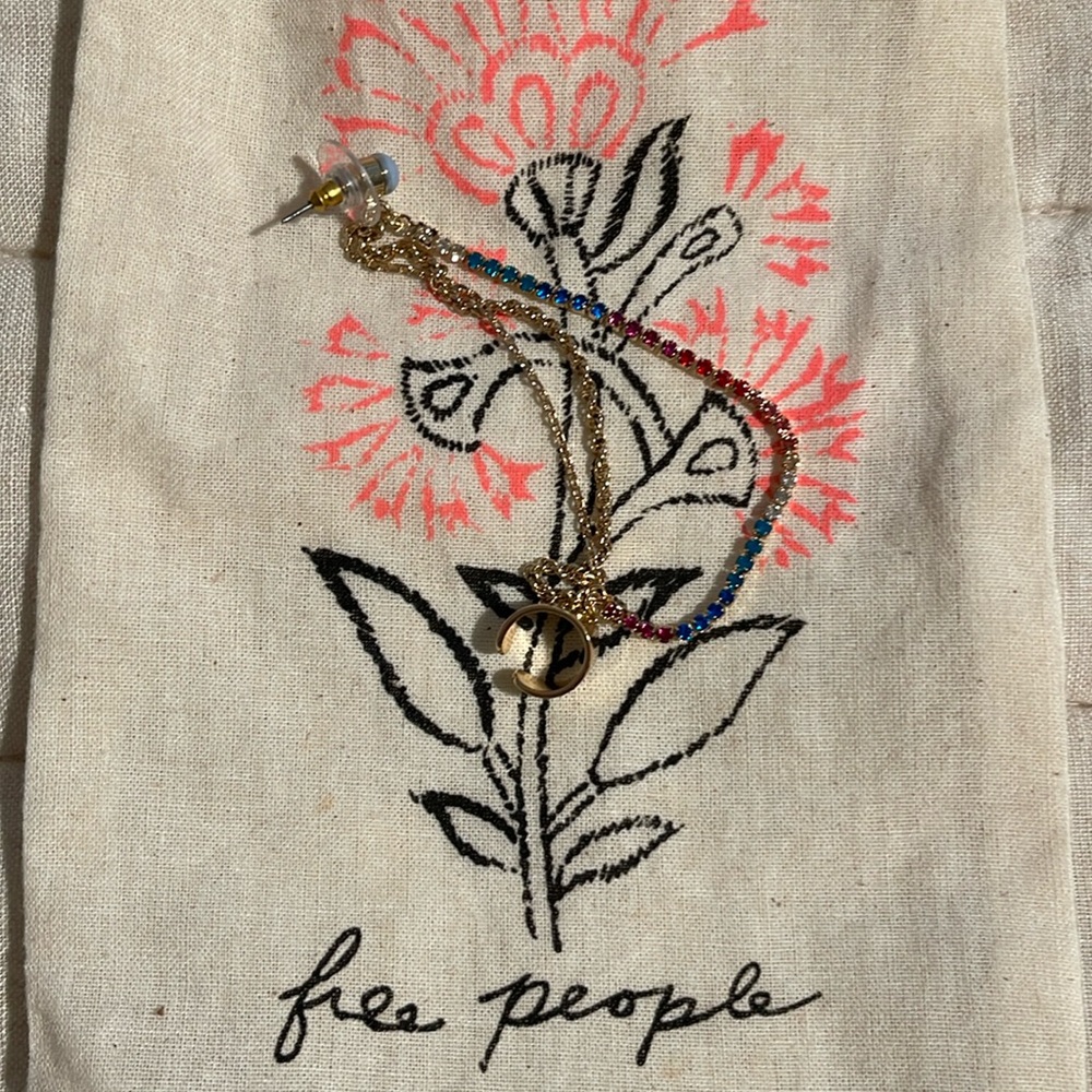 Rainbow ear cuff from Free People
